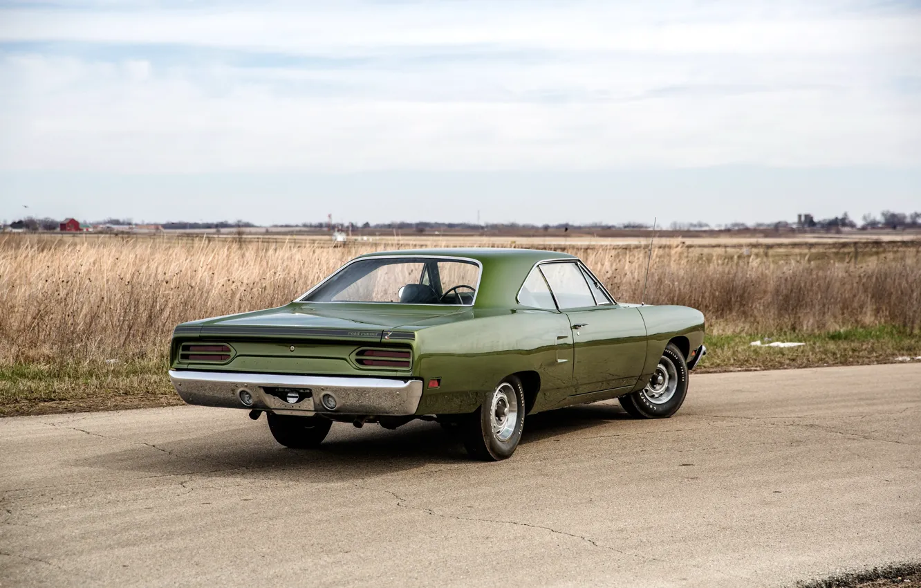 Фото обои muscle car, 1970, Plymouth, Road Runner, Plymouth Road Runner 440+6 Hardtop Coupe