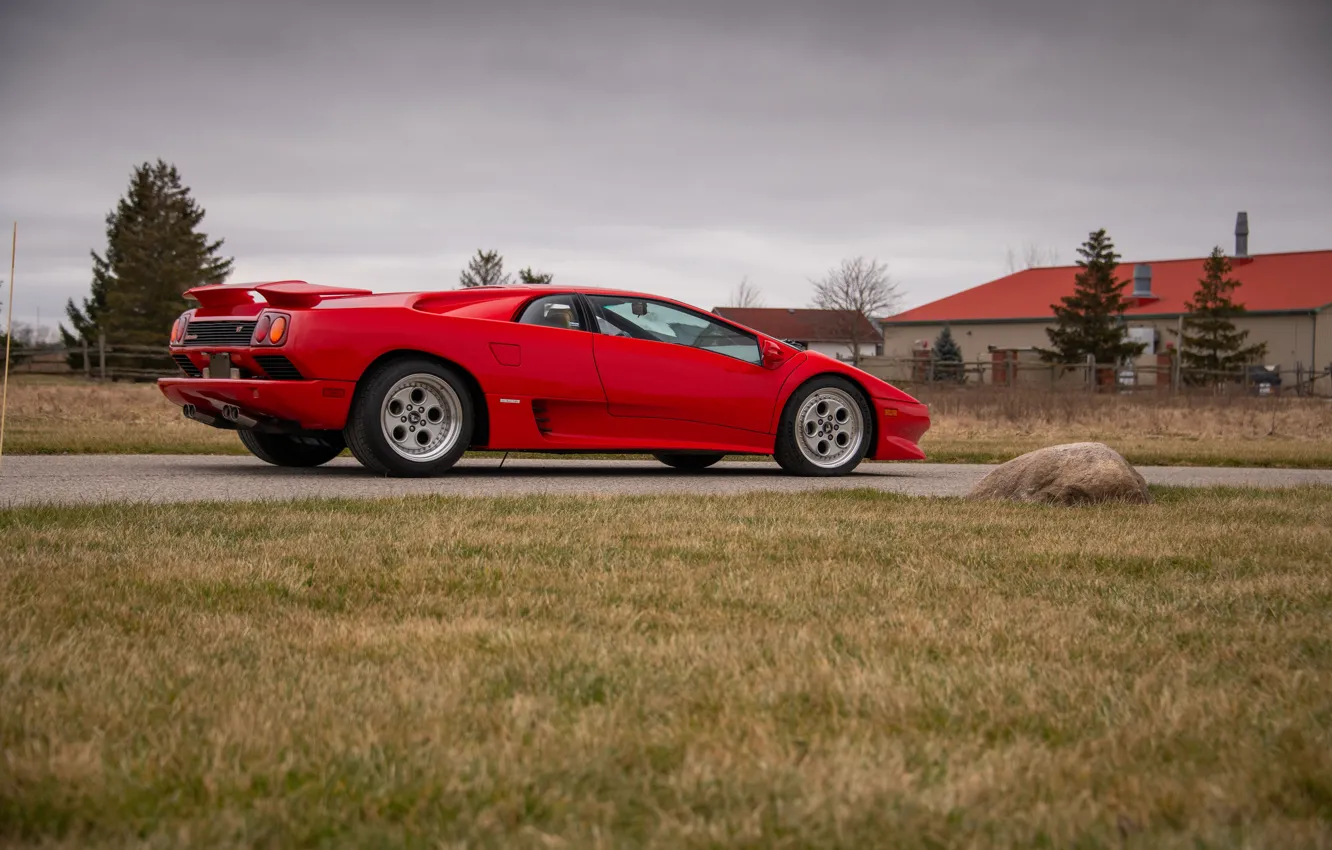 Фото обои Lamborghini, Diablo, 1994, Lamborghini Diablo VT