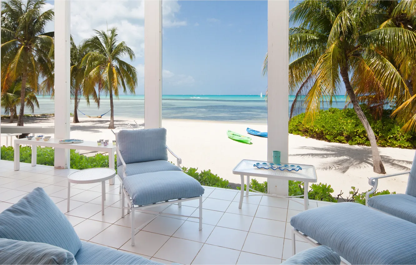 Фото обои мебель, вилла, интерьер, терраса, Grand Cayman