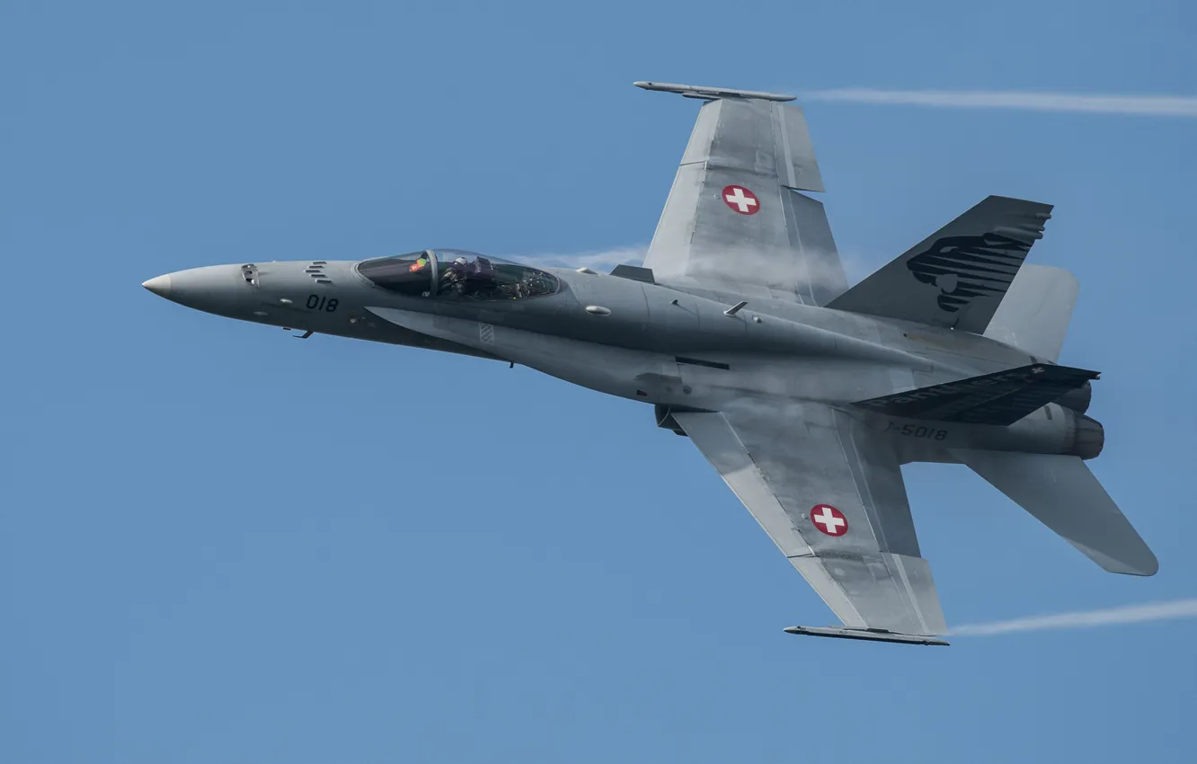 Фото обои истребитель, многоцелевой, Hornet, CF-18