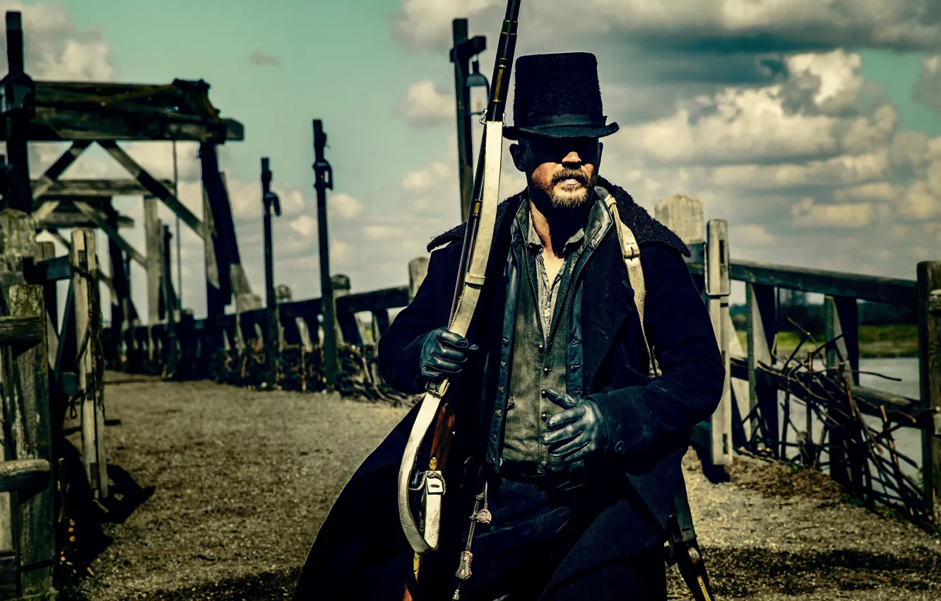 Фото обои gun, weapon, Taboo, Tom Hardy, tv series