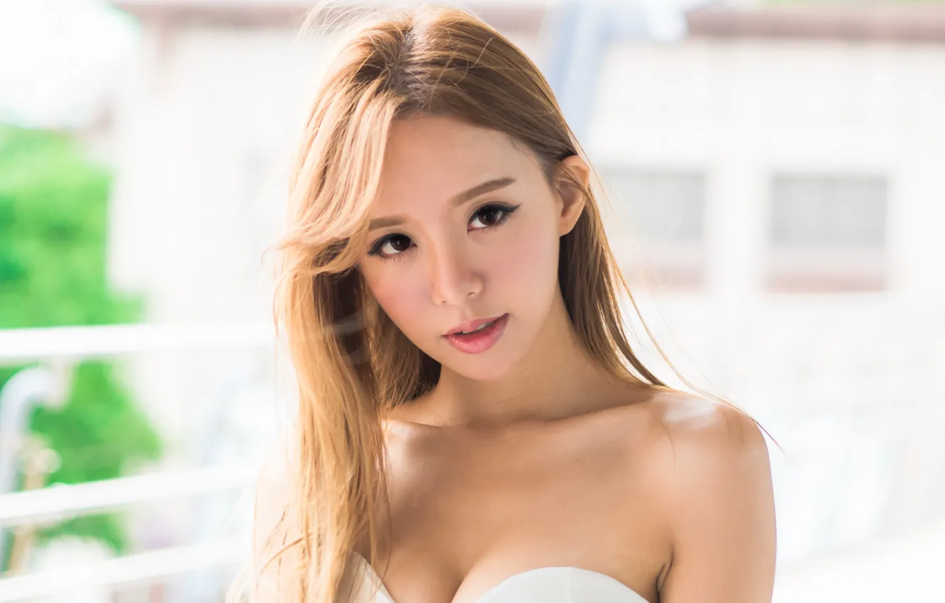 Фото обои model, look, oriental