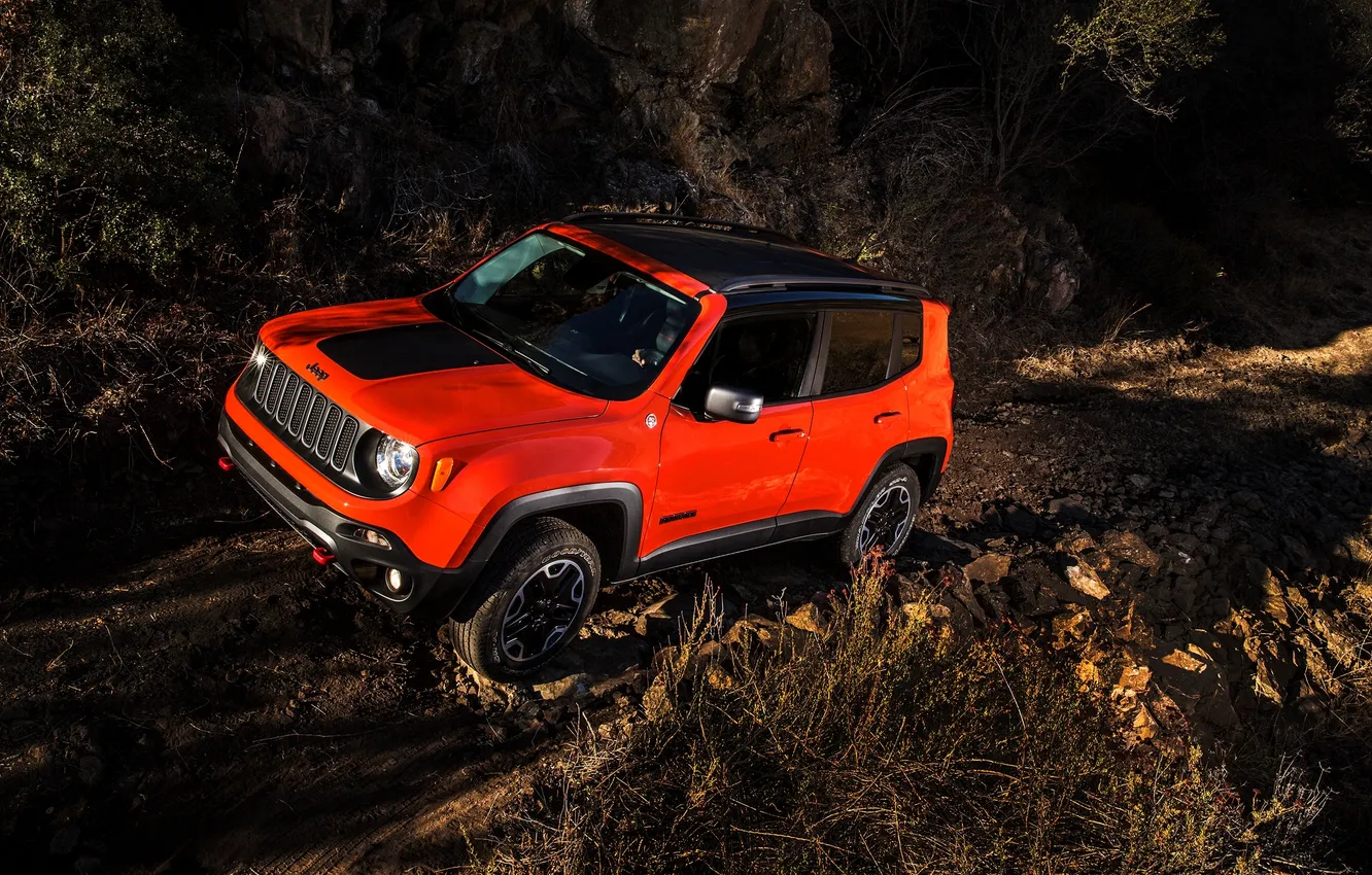 Фото обои джип, Jeep, 2015, Renegade, Latitude