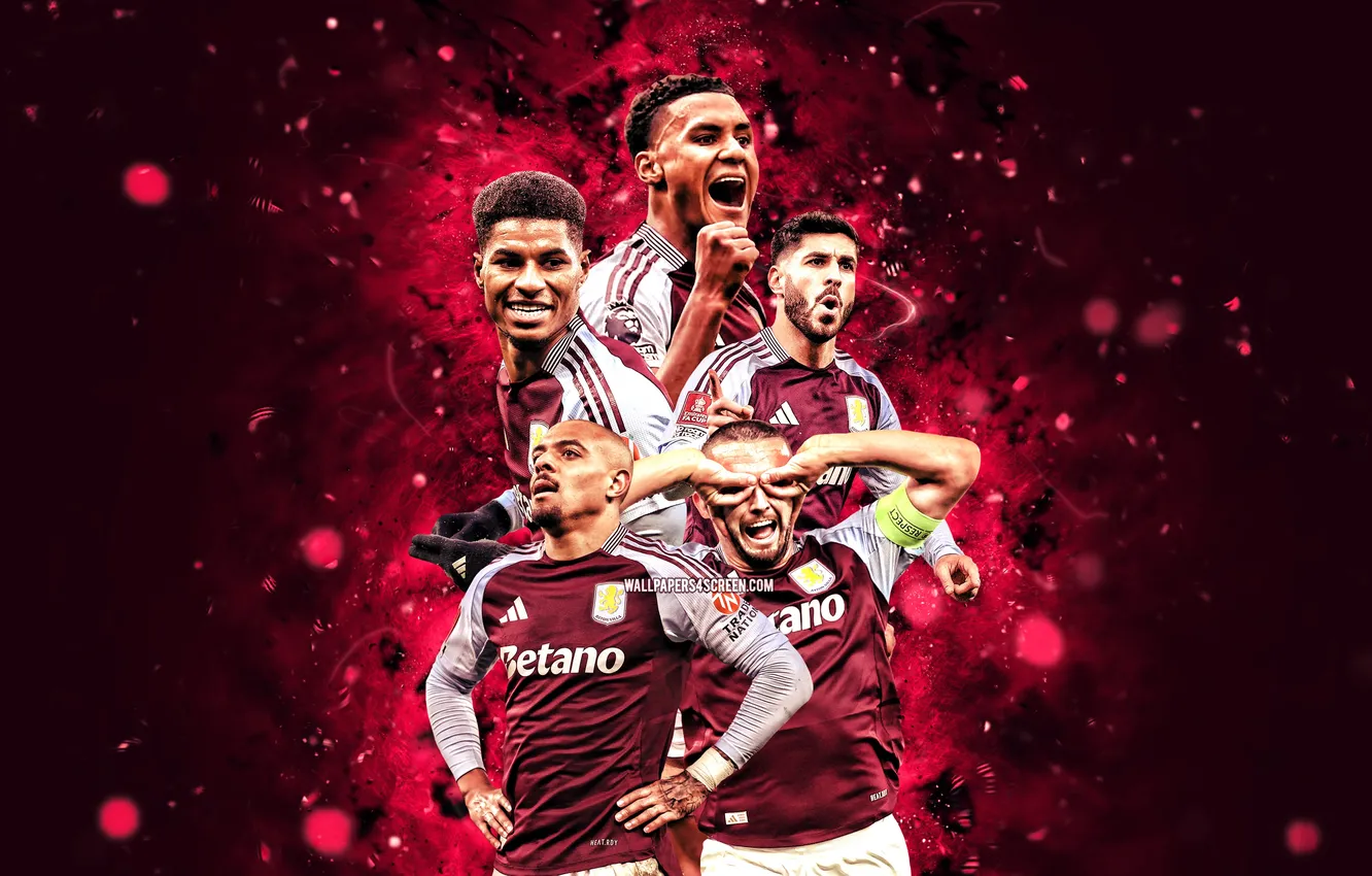 Фото обои Football, Premier League, Soccer, Aston Villa FC, Aston Villa, Asensio, Rashford