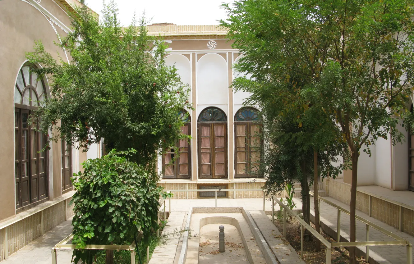 Фото обои home, old house, iran, yazd, kavir, traditional house