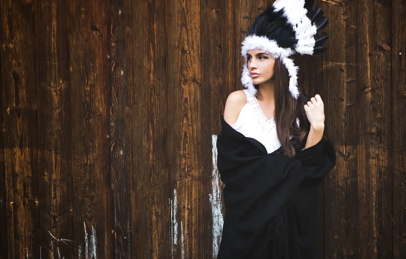 Фото обои стиль, модель, перья, роуч