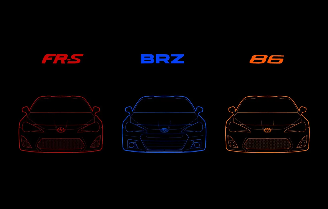 Фото обои Subaru, Toyota, BRZ, GT86, FR-S, Scion