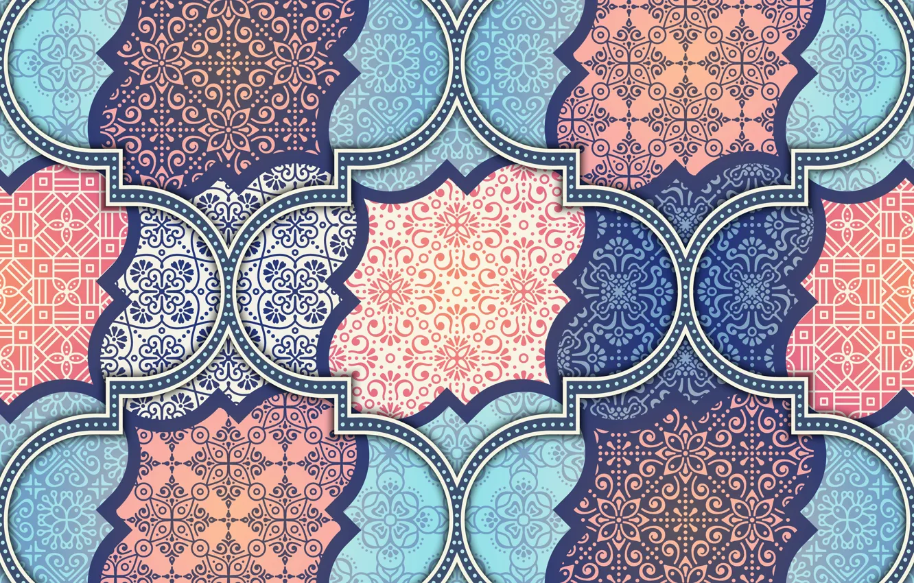 Фото обои фон, узор, текстура, орнамент, Abstract, pattern