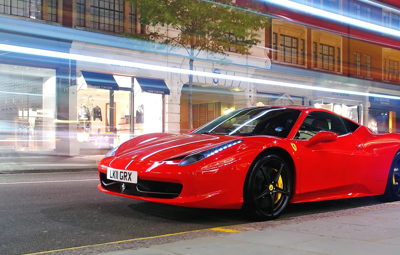 Фото обои car, Ferrari, red