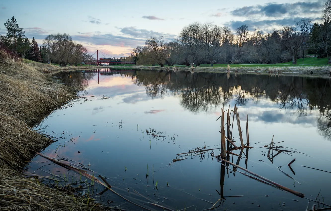 Фото обои природа, река, Jeff Wallace, Sturgeon River