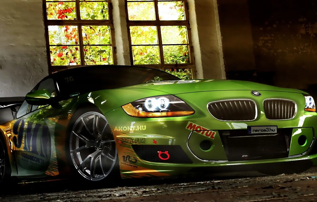 Фото обои car, green, bmw, bmw m3, luxury, personal, bmw x1