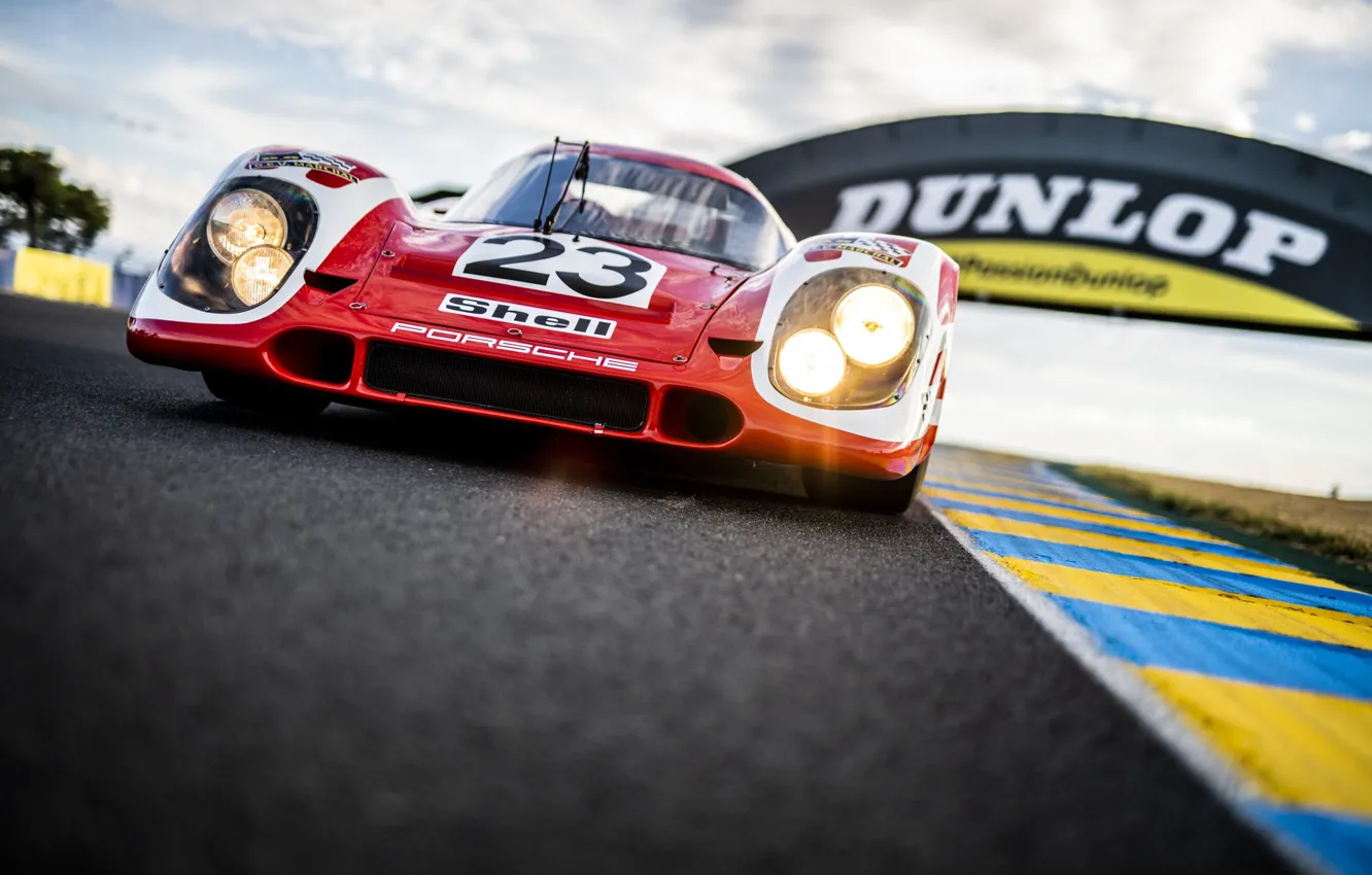 Фото обои Porsche, 1970, headlights, 917, Porsche 917 KH