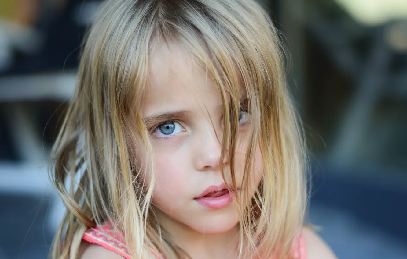 Фото обои девочка, локоны, Fabienne Van Brabant