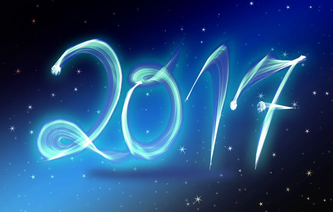 Фото обои звезды, синий, фон, праздник, голубой, графика, новый год, звёзды