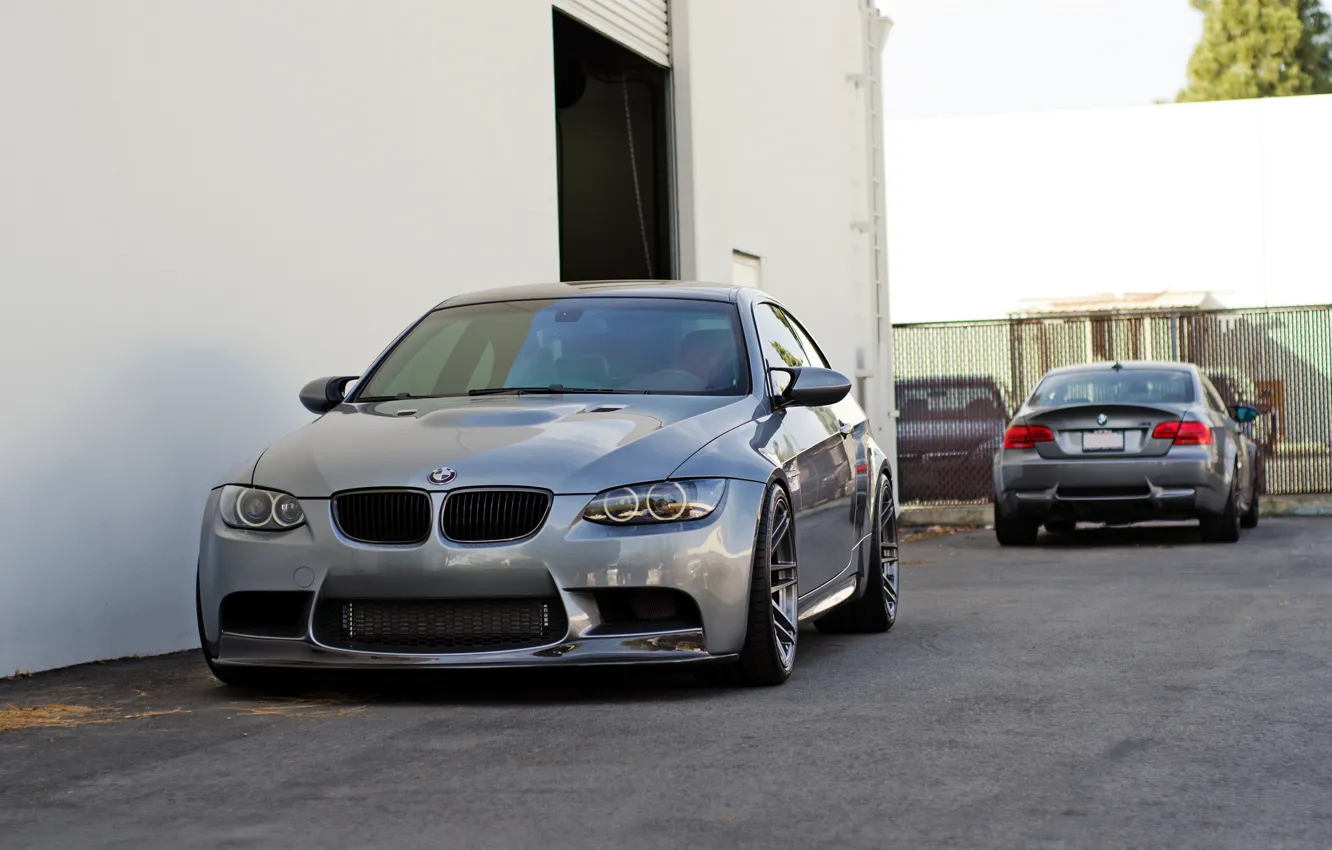Фото обои BMW, Тюнинг, БМВ, E92, Space Gray