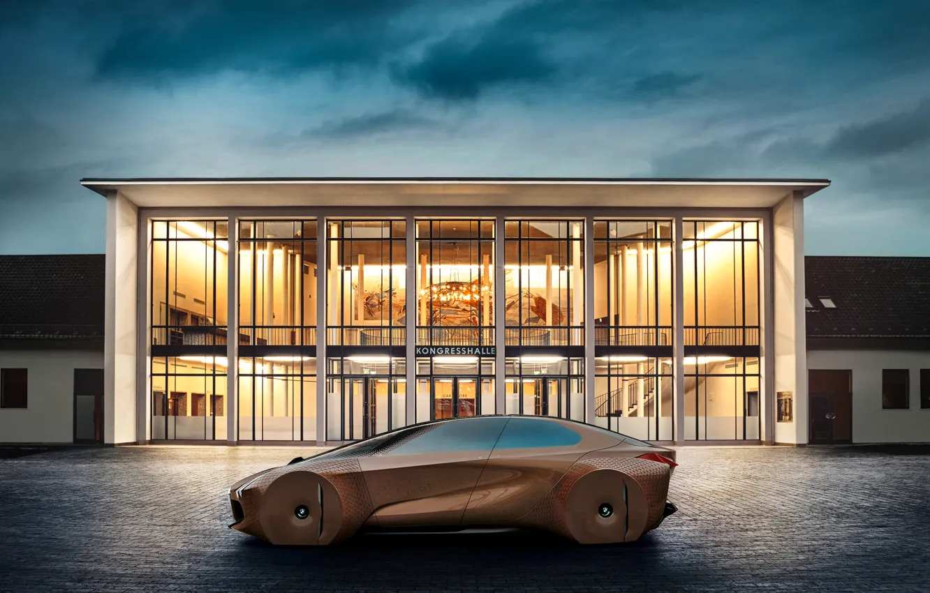 Фото обои Concept, бмв, BMW, концепт, Vision, Next 100