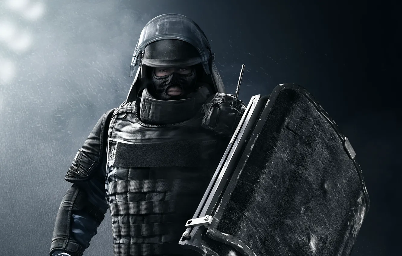 Фото обои game, soldier, Rainbow Six, shield, Montagne, Tom Clancy's Rainbow Six Siege, Rainbow Six Siege, GIGN