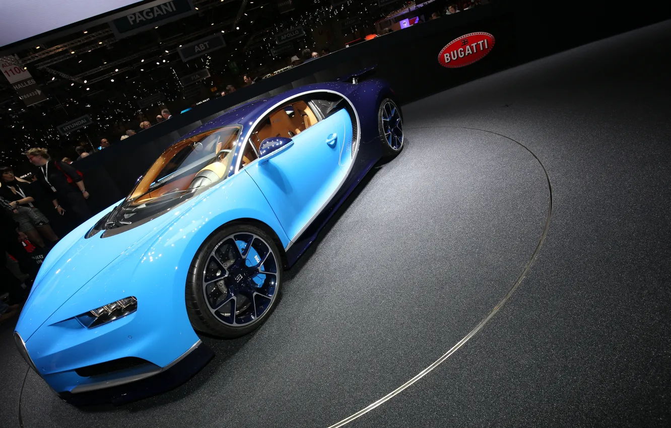Фото обои Bugatti, avto, 2016, chiron