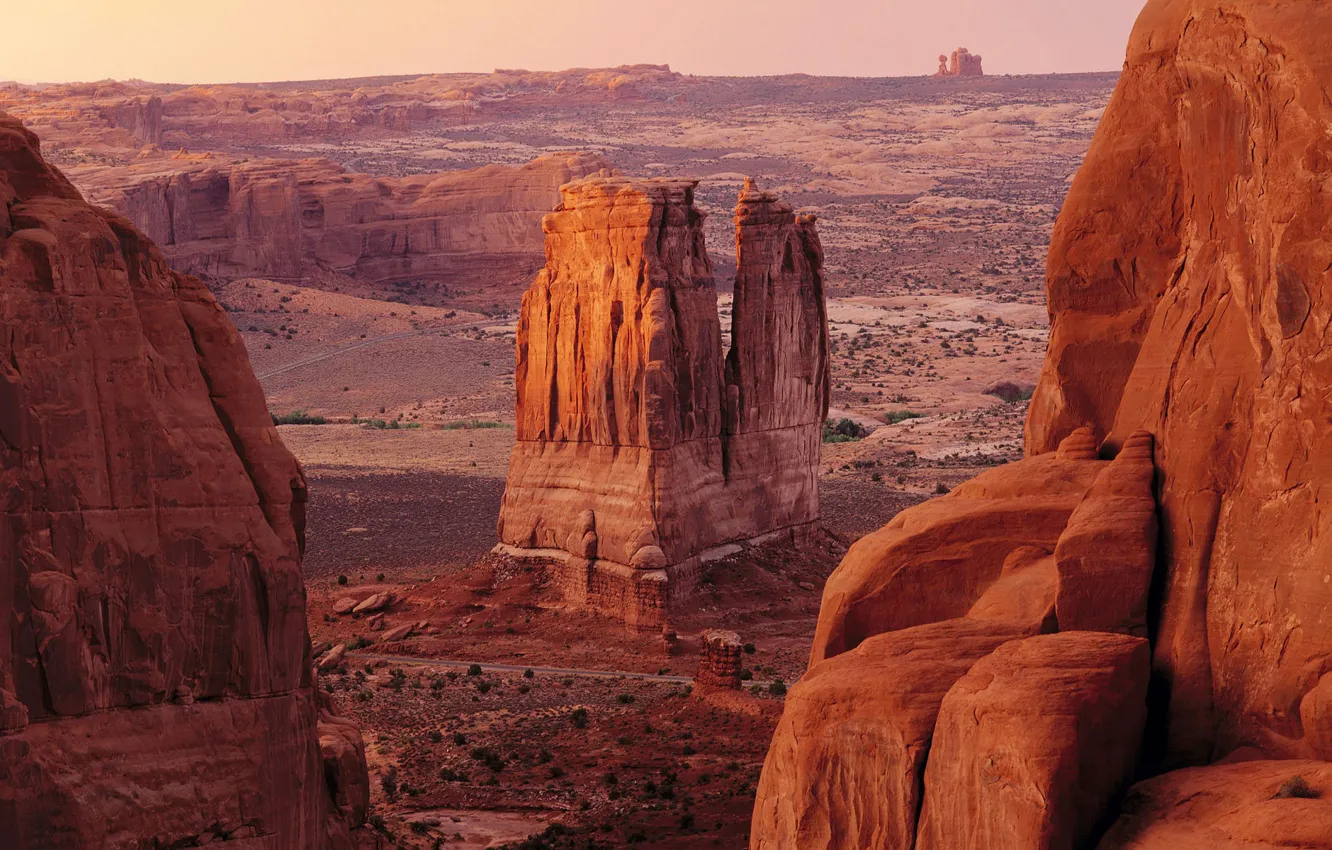 Фото обои песок, горы, скалы, пустыня, каньон