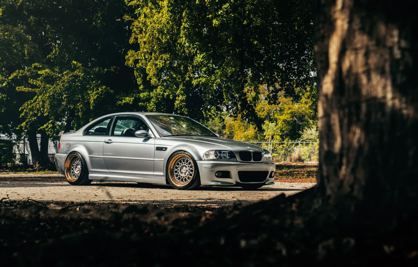 Фото обои BMW, E46, Gold, Wheels, M3