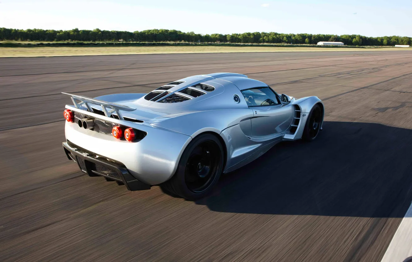 Фото обои машина, supercar, speed, задок, Hennessey, Venom GT