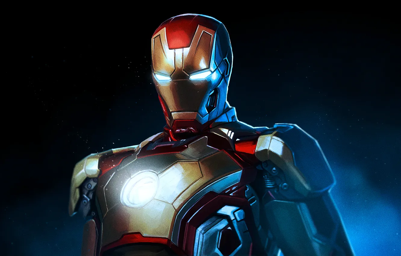 Фото обои Iron Man, suit, Tony Stark