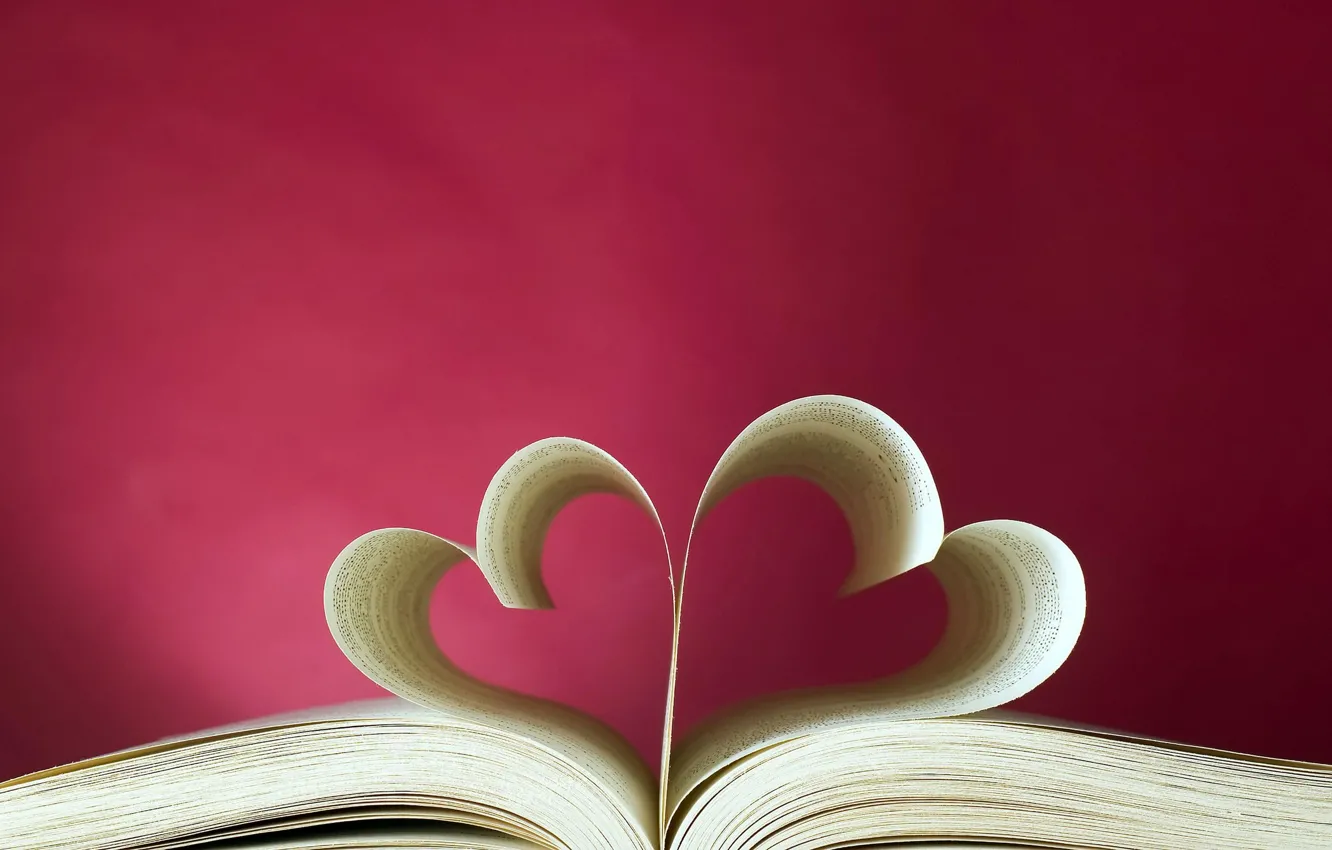 Фото обои любовь, сердце, книга, love, heart, book