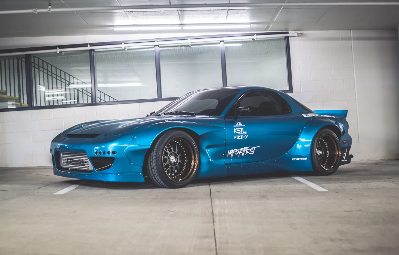 Фото обои Mazda, RX-7, Tuning, Importfest