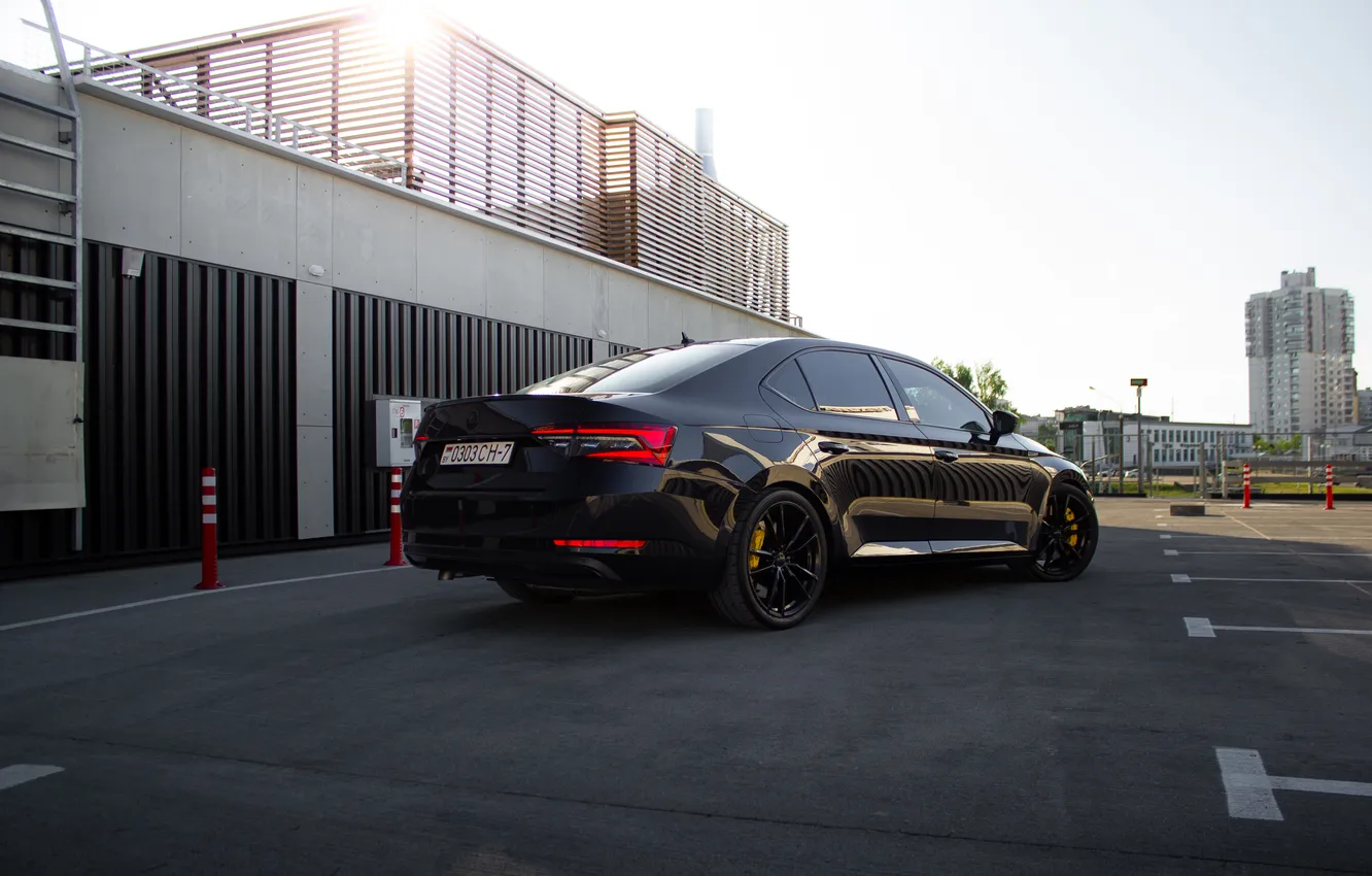Фото обои Skoda, Skoda RS, Skoda Superb, Skoda Superb RS