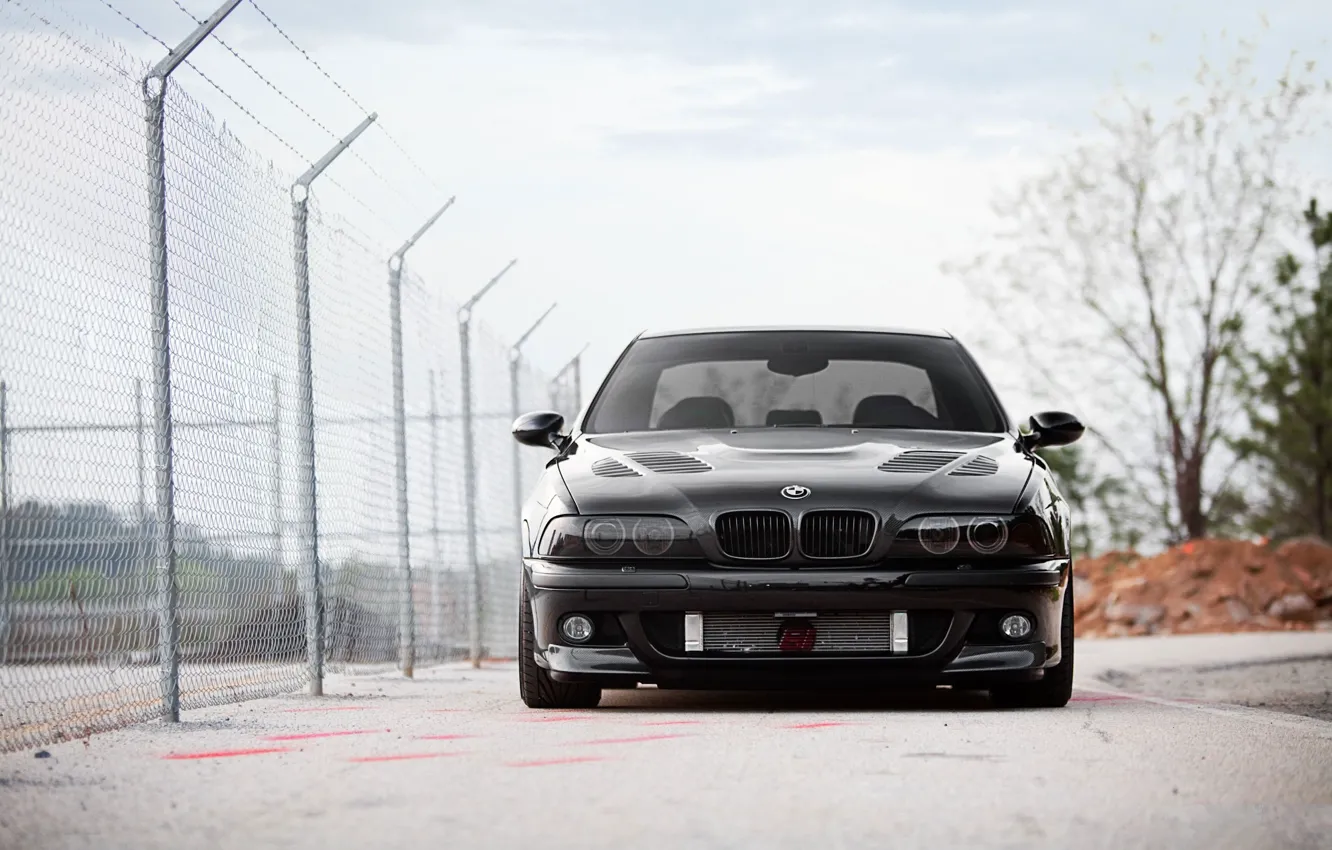 Фото обои BMW, Black, E39, Toning, M5