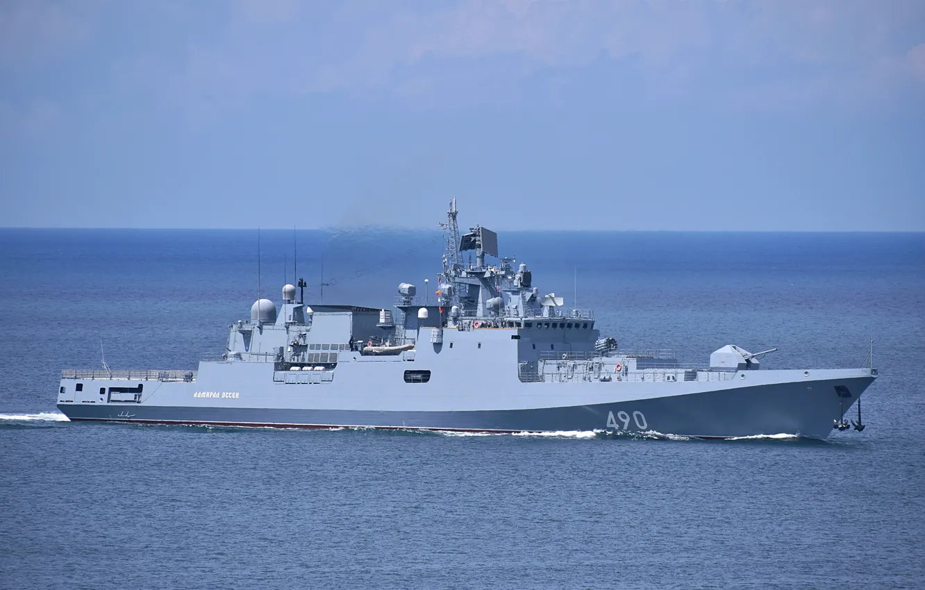 Фото обои черное море, фрегат, вмф, сторожевик, адмирал эссен