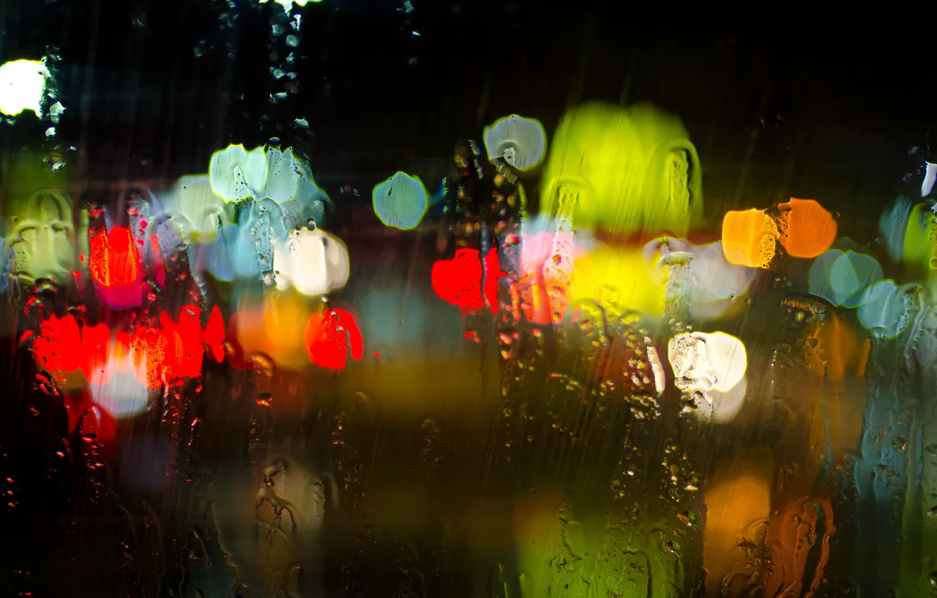 Фото обои colors, glass, rainy, globes