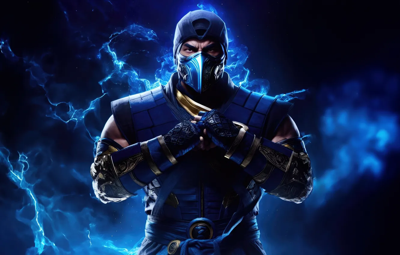 Фото обои mortal, kombat, sub-zero