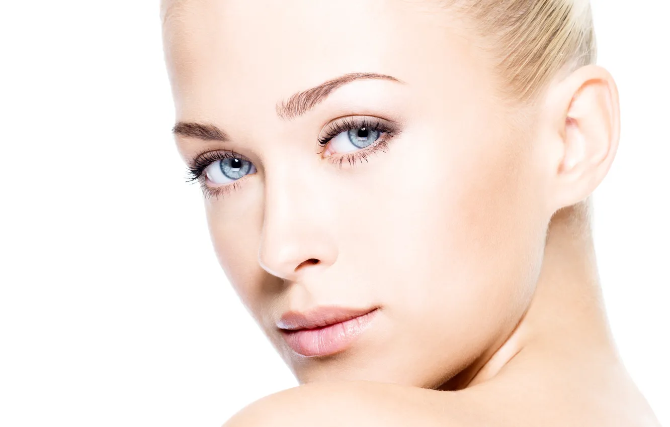 Фото обои sexy, blue eyes, look, blonde