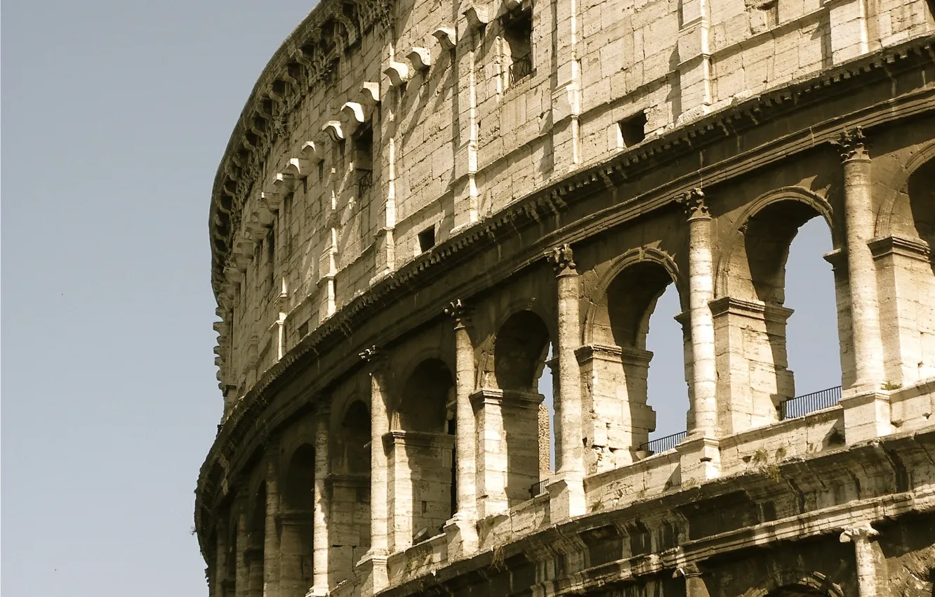 Фото обои Рим, Колизей, Италия, Italy, Colosseum, Rome, Italia, Colosseo