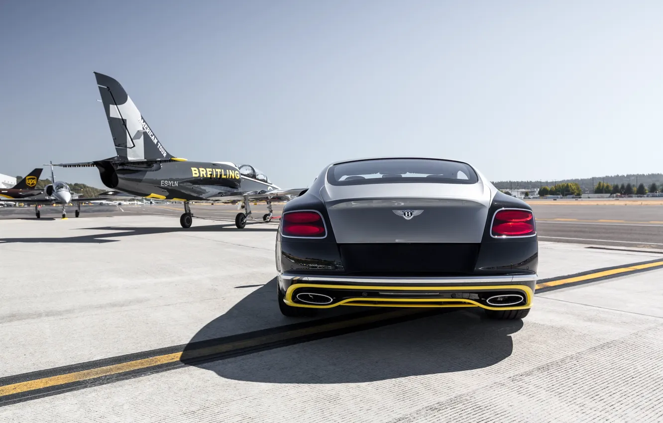 Фото обои Bentley, Continental, GT Speed, 2015, Breitling Jet Team Series, Bentley Continental GT Speed, by Mulliner