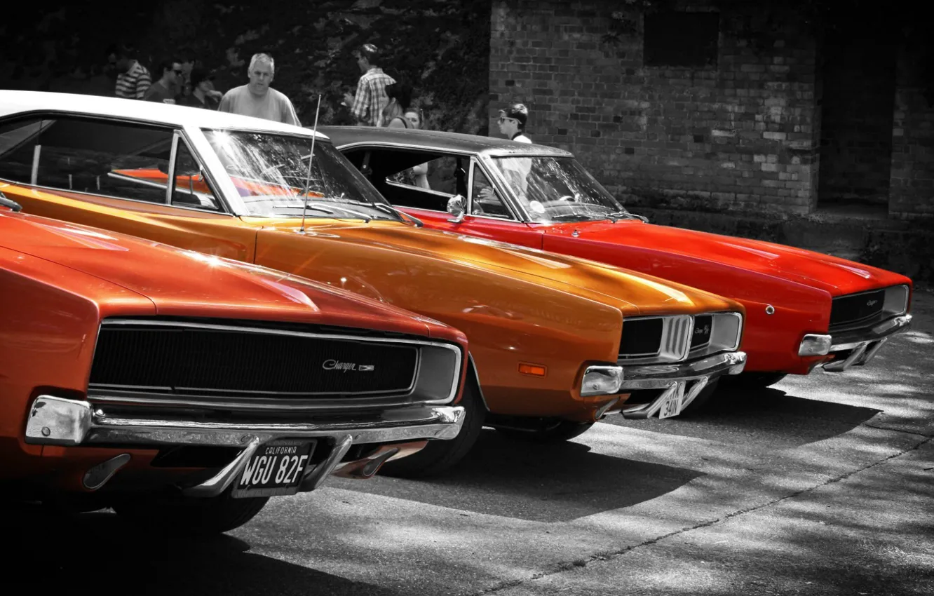 Фото обои Dodge Charger, '1969, '1968, Dodge Charger RT SE
