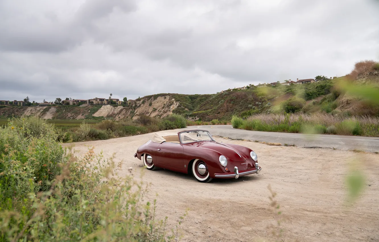 Фото обои Porsche, 1953, 356, Porsche 356 1300 Cabriolet