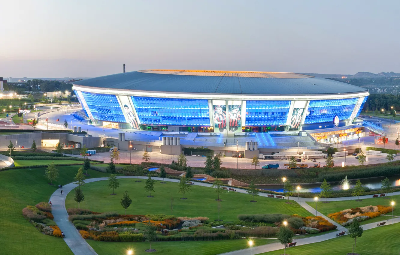 Фото обои стадион, Донецк, Донбасс Арена