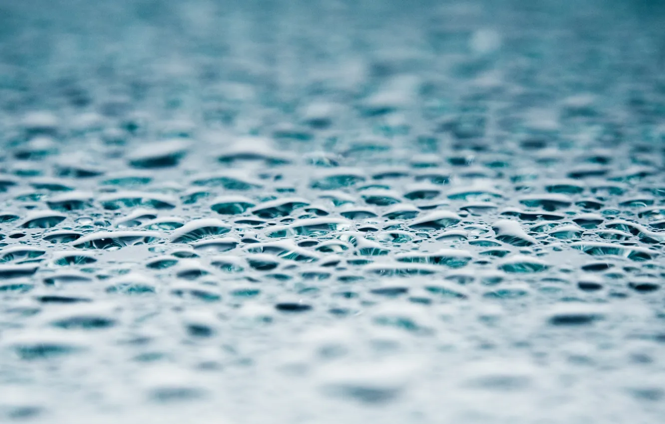 Фото обои вода, капли, фон, дождь