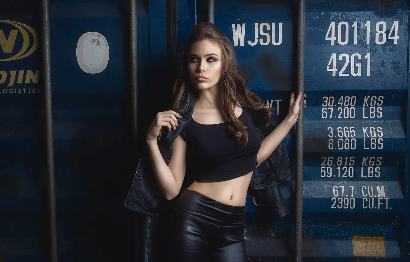 Фото обои blue, model, pretty, pose, letters, Галяев Евгений