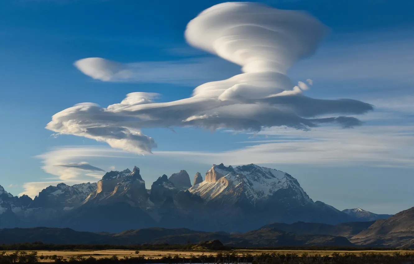 Фото обои облака, пейзаж, природа, красота