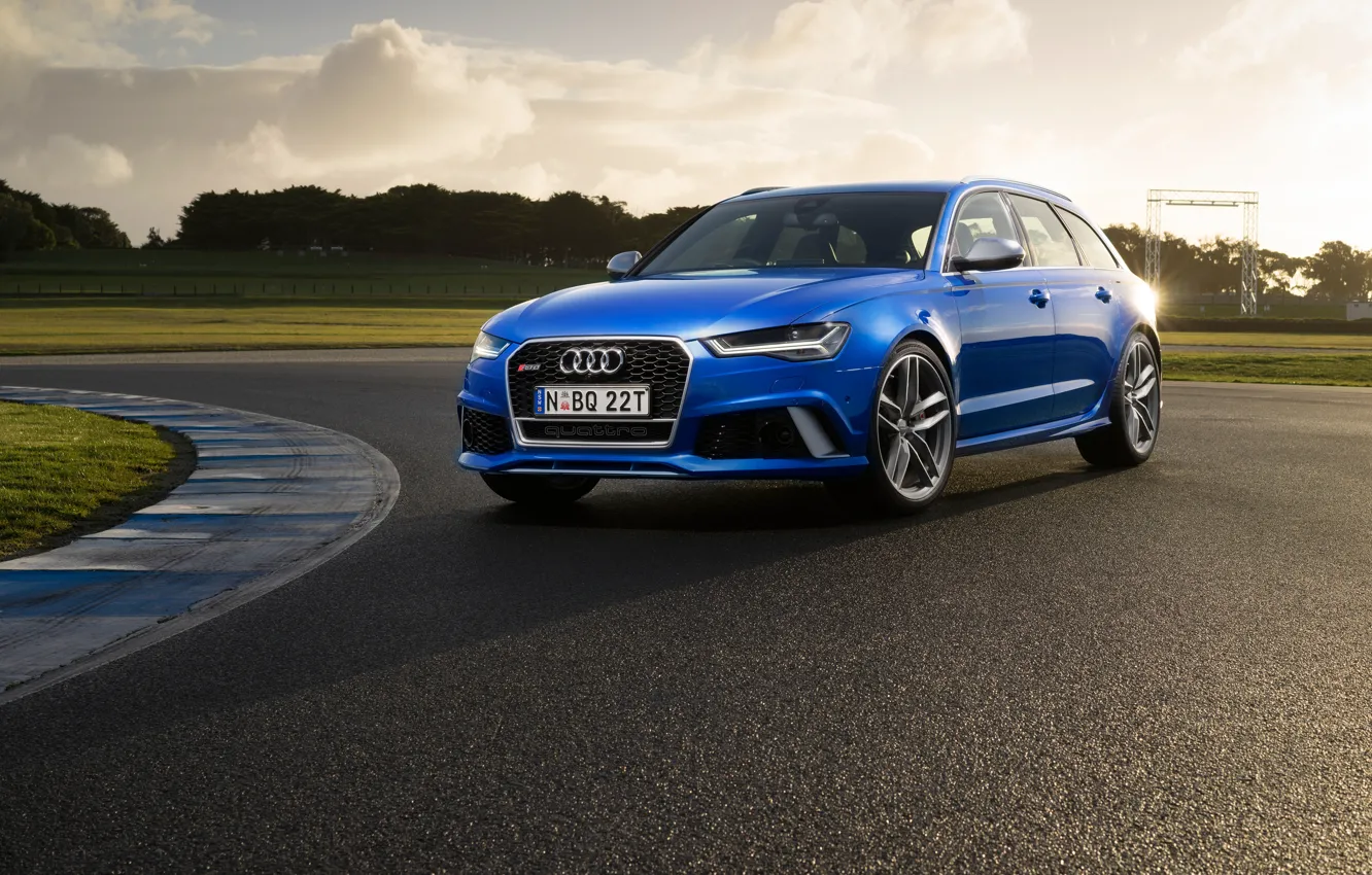 Фото обои Audi, ауди, AU-spec, Avant, 2015, RS 6
