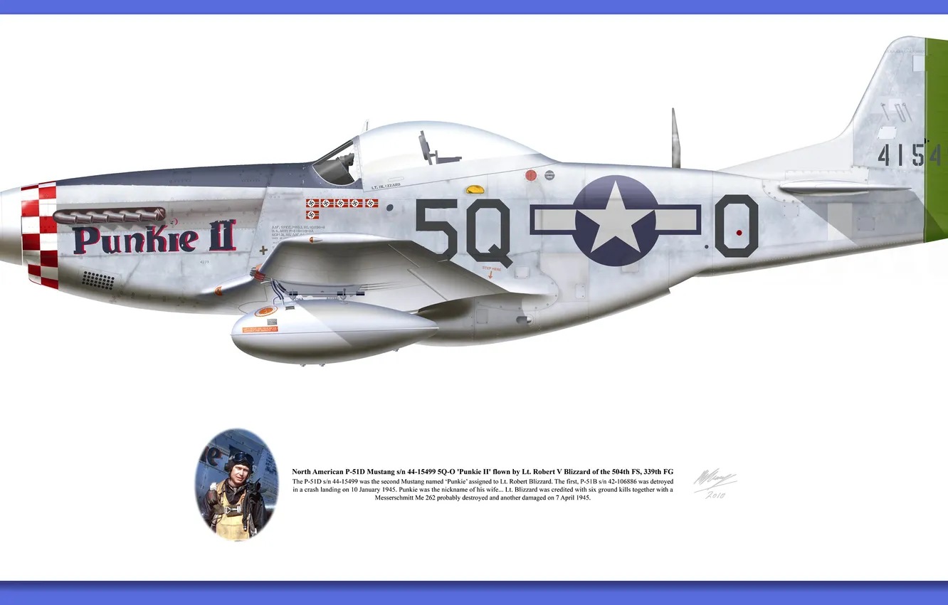 Фото обои aircraft, illustrations, p 51d mustang