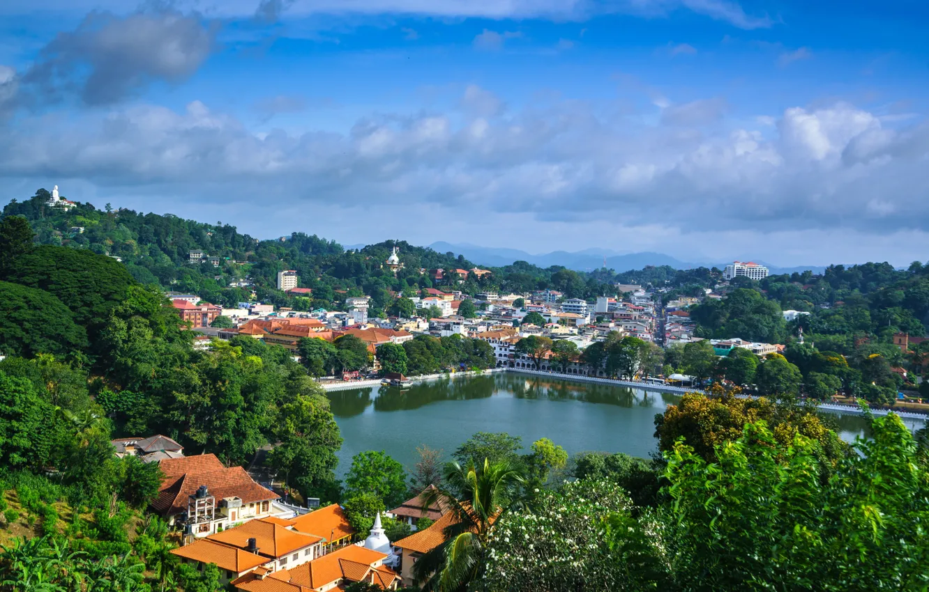Фото обои небо, облака, Шри-Ланка, Kandy