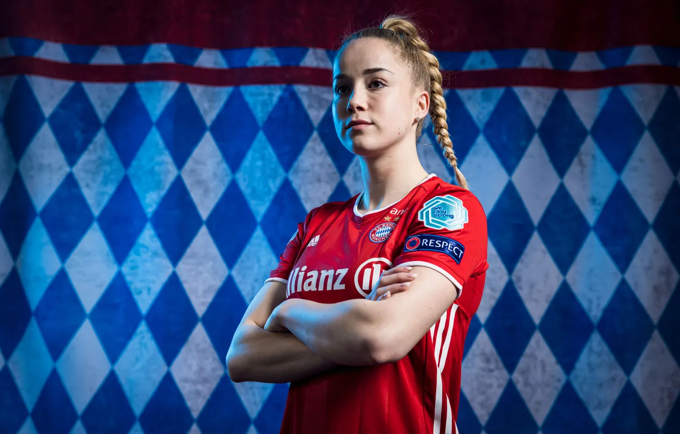 Фото обои Sports, Women, Bayern Munich, Giulia Gwinn