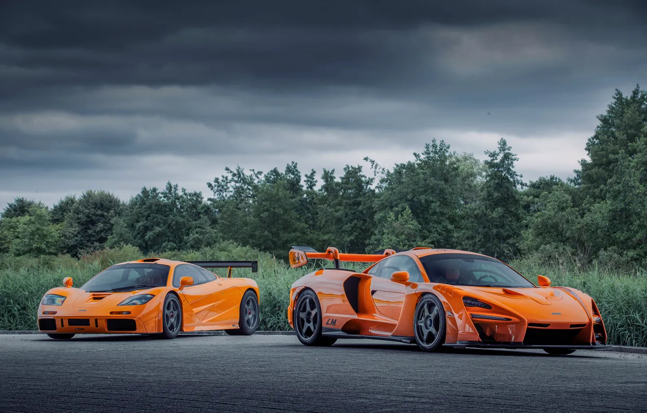 MCLAREN f1 GTR Orange