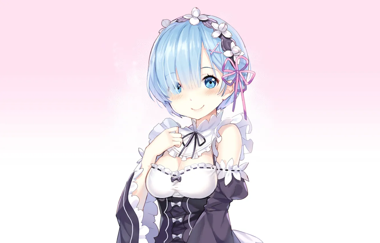 Фото обои фон, арт, Re: Zero kara Hajimeru Isekai Seikatsu, Рем