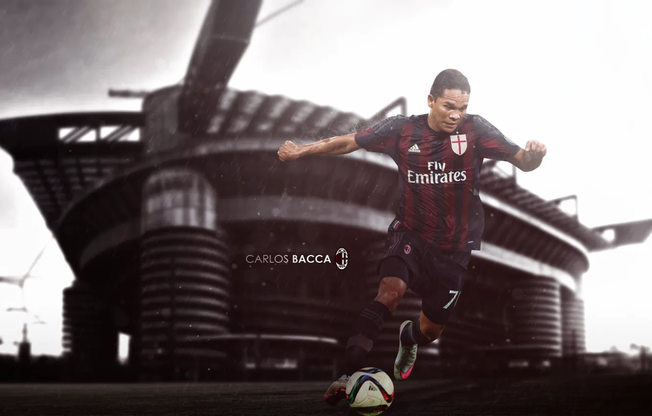 Фото обои wallpaper, sport, stadium, football, San Siro, player, AC Milan, Carlos Bacca