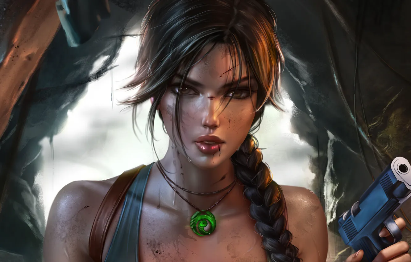 Фото обои Tomb Raider, Lara Croft, Расхитительница Гробниц